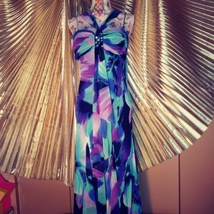 Stunning Dressy Dress handkerchief sequins